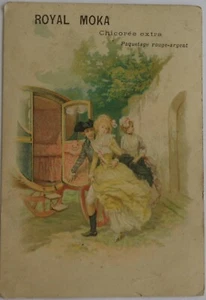 Rare CHROMO Royal Moka Chicory Tapioca Japanese Illustration Circa 1900 - Picture 1 of 2