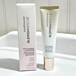 New bareMinerals Blemish Rescue Skin-Clearing Anti-Redness Mattifying Primer 1oz - Picture 1 of 2