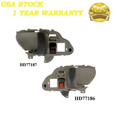 2PCS Front L & R Inside Door Handle Fit Chevrolet C3500HD 95-02, Tahoe 1995-2000 - Image 1 of 4