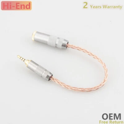 2.5mm TRRS Plug to 3.5mm Stereo Adapter Wire Cable Converter For Headphone Hifi - Image 1 of 4