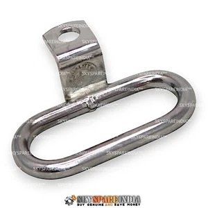 Side Handle Chrome Compatible With Royal Enfield New Classic Reborn Meteor 350 - Picture 1 of 16