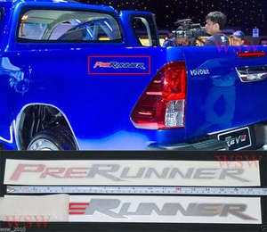 DECAL STICKER REAR SIDE " PRERUNNER " FIT TOYOTA HILUX REVO SR5 M70 M80 2015-16 - Picture 1 of 1