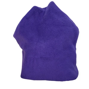 LL Bean Kid's Beanie Hat Small Medium Purple Fleece Youth Unisex - Picture 1 of 5