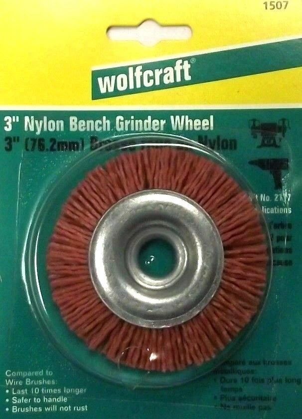 Wolfcraft 1507 3" roda moedor de banco de roda de náilon Alemanha - Imagem 1 de 1