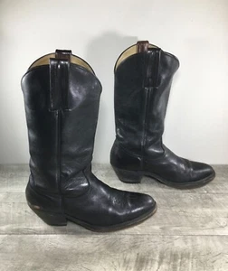 Frye 2350 Billy Vintage Black Western Cowboy Leather Mens Boots Size 10.5 D - Picture 1 of 10