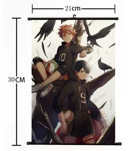 Anime Haikyuu high school volleyball Wall Poster Scroll Home Decor Cosplay 425 - Picture 1 of 3