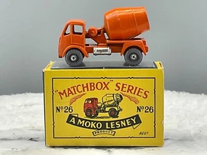 Matchbox Moko Lesney #26 Cement Truck N,Mint in B2 Box all Orig,N.O.S - Picture 1 of 14