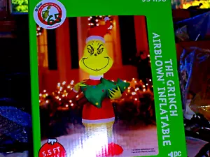 5.5 Ft GRINCH 65th ANNIVERSITY HOLDING CHRISTMAS TREE - Picture 1 of 2