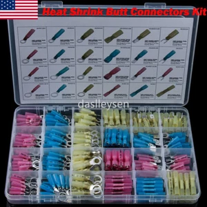 320/260x Heat Shrink Wire Connectors Kit Waterproof Marine Automotive Terminals - Picture 1 of 21