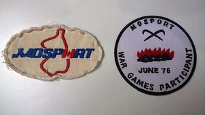 2 Mosport Park CASC FIA Canadian F1 Grand Prix Race plus 'War Games' Patches - Picture 1 of 1