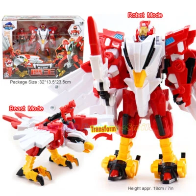 Mini Force Animal Tron HAWK Semi Ranger Figure Eagle Transforming Robot Toy - Image 1 of 4