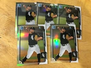CARSON FULMER 2015 1ST BOWMAN CHROME ALL REFRACTOR ROOKIE INVESTOR LOT OF (5)
