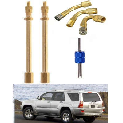 Extensões de haste de válvula de pneu duplo para trailer caminhão motorhome ônibus picape ram OEMGrade - Imagem 1 de 4