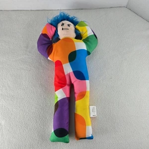 Bambola Slap Around Sam antistress ventilazione bavaglio regalo giocattolo stampa arcobaleno capelli blu - Foto 1 di 7