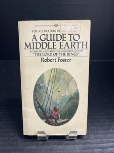 A Guide to Middle Earth by Robert Foster Ballantine 1974 LOTR Paperback Book - Bild 1 von 8