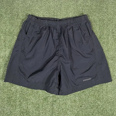 Pantalones Cortos Vintage Patagonia Baggies Negros Nylon Para Mujer Talla Pequeña Foto 1 de 4