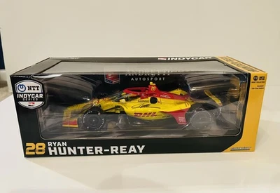 Литая модель Honda IndyCar 1:18 Greenlight 2020 No28 DHL с автографом Райана Хантера-Рея - Изображение 1 из 4
