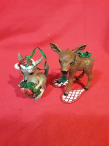 Danbury Mint Baby Elch und Känguru Ornamente - Bild 1 von 6