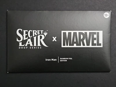MTG Secret Lair: Marvel: Iron Man (Rainbow Foil Edition) (Sealed) - Image 1 of 4