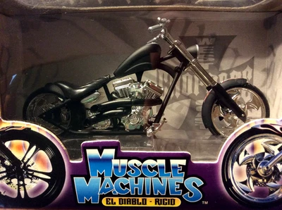 West Coast Choppers Jesse James El Diablo Rigid Muscle Machines 1:18 Motorcycle - Image 1 of 4