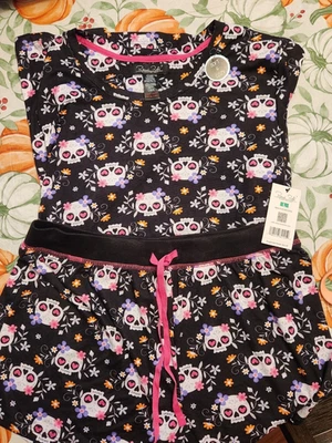 Juego de pijama calavera azúcar talla L para mujer nuevo con etiquetas Foto 1 de 4