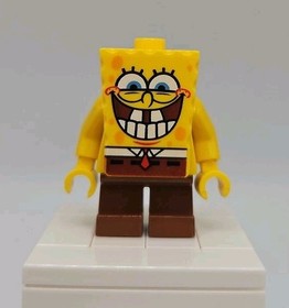 Lego Spongebob grin with bottom teeth minifigure bob021 set 3833 mf59