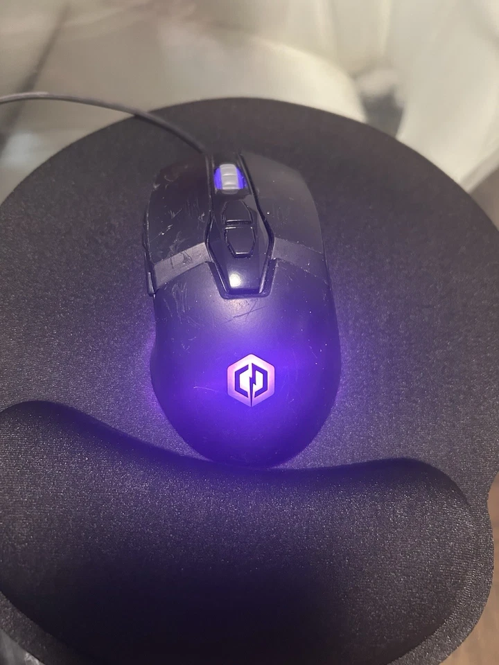 CyberPower PC Elite M1-131 Gaming Mouse Wired Optical LED Weighted USB - Image 1 of 4