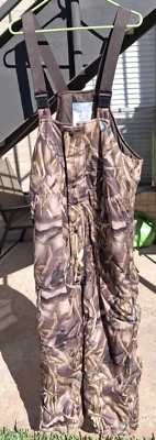 Walls Water Pruf Insulated Advantage Timber Bib Camo Overalls Large Reg 32" seam - Image 1 of 4