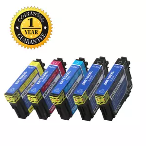 5pk 702XL T702XL Ink Cartridges for Epson 702 Workforce WF-3720 WF-3730 WF-3733 - Picture 1 of 7
