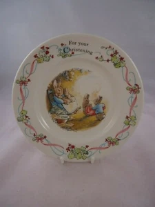 Wedgwood Peter Rabbit Taufe Beilagenteller 17,5 cm Beatrix Potter 1. Qualität - Bild 1 von 6