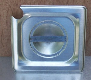 Attrezzature Ristorante Forniture Bar COPERCHIO PADELLA PER CIBO INOX SLOT SESTA TAGLIA - Foto 1 di 1