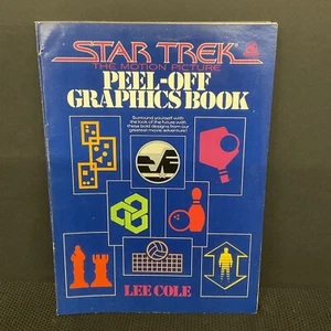 Star Trek the Motion Picture Peel-off Graphics Book 1979  Unused  Lee Cole - Picture 1 of 7