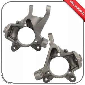 2 Pcs Front Steering Knuckle For Jeep Grand Cherokee 1999 2000 2001-2004 4.0L - Picture 1 of 15