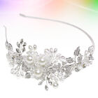 Sparkly Crystal Flower Crown Headband for Wedding Bridal Hair