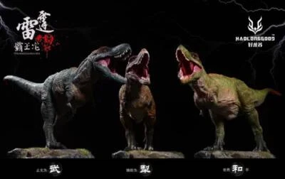 Figura 1/35 Tyrannosaurus Rex VS Therizinosaurus Dinosaurio Modelo Animal GK Decoración Foto 1 de 4