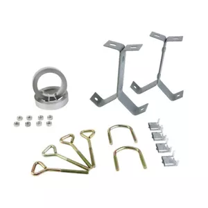*OPEN BOX* Schornstein Antenne Montageset Y-Typ Halterungen, 18 Fuß Riemen, Schrauben, Klemmen - Bild 1 von 7