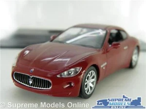 MASERATI GRANTURISMO MODEL CAR MAROON BORDEAUX SPORTS 1:43 SCALE IXO + CASE K8 - Picture 1 of 4