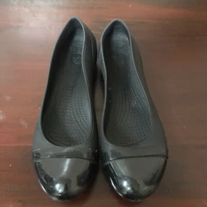 Scarpe ballerine Crocs donna Brynn nere slip on punta a cappuccio 9 - Foto 1 di 9