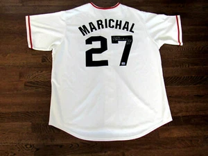 JUAN MARICHAL HOF 83 SAN FRANCISCO GIANTS SIGNED AUTO FLAG PATCH JERSEY PSA/DNA - Picture 1 of 5