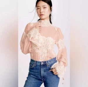 Body Revolve x We Are HAH Queen 4 A Day Cobre Rosa Encaje Transparente Talla S NUEVO - Imagen 1 de 12