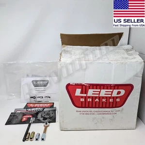 NUEVO **GENUINO** Frenos LEED G8 Doble Potencia Booster 8 pulgadas con Soporte Zinc 1957-72 - Imagen 1 de 11