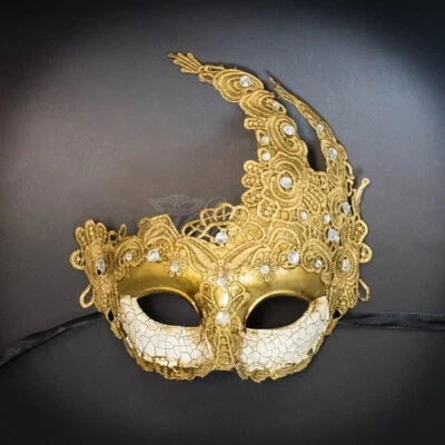 Masquerade Party Mask for Women | Lace Masquerade Mask M7630 - Image 1 of 4