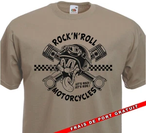 T-Shirt Rock'n'Roll Motorrad Ton-Up Biker Retro BSA Biker Rockabilly Rockers - Bild 1 von 2