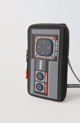 SEGA X Zara MASTER SYSTEM Pad Controller Official Licensed Bag Phone Pouch NOS - Image 1 of 4