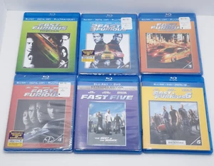 The Fast and the Furious Blu-Ray Lot of 6 - 1 2 3 4 5 6 - Used & New - Picture 1 of 2