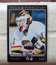 1993-94 Pinnacle Canadian Team Pinnacle Kirk McLean/Tom Barrasso