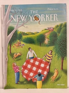 The New Yorker Magazine August 31, 1992 - Cover Art by Rob Knox Vintage 90s - Picture 1 of 3