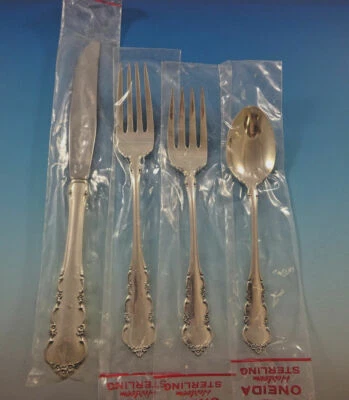 Martinique by Oneida Sterling Silver Regular Place Setting(s) 4pc New - Image 1 of 4