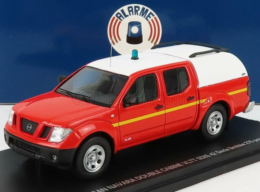 1/43 ALARME - NISSAN - NAVARA DOUBLE CABINE PICK-UP CLOSED VLTT SDIS ALARME0040 - Immagine 1 di 1