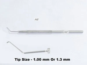 Autoclave oftálmico quirúrgico ojo SS Phaco Chopper punta roma 1,3 mm o 1,00 mm - Imagen 1 de 9